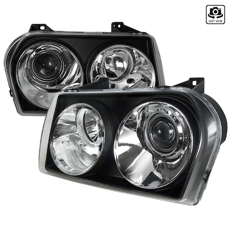 Spec-D Tuning 05-10 Chrysler 300 Projector Headlights, LHP-30005JM-TM LHP-30005JM-TM